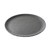 Assiette ronde round flat plate Basalt Revol